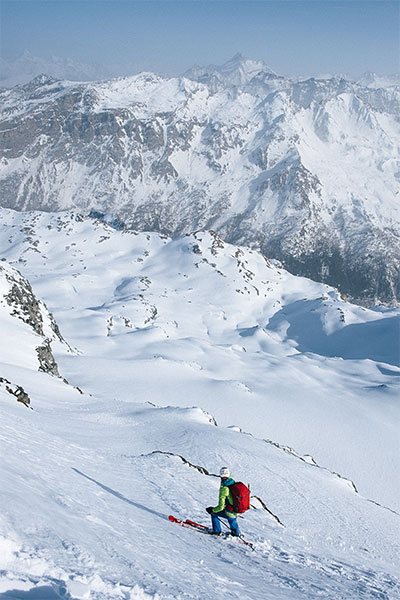 Sci alpinismo con guida alpina Piemonte